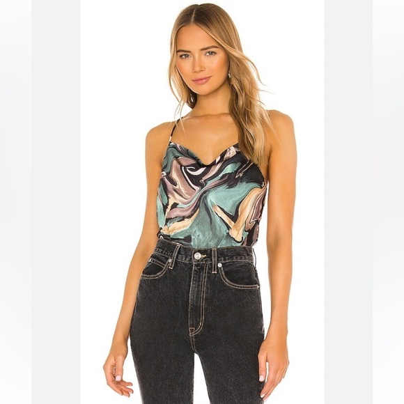 Show Me Your MuMu Marble Bodysuit, size medium - Picture 1 of 8
